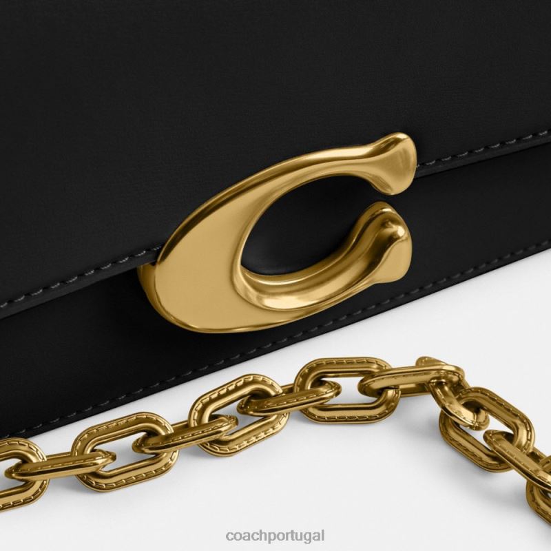 Coach mulheres bolsa ídolo 23 b4/preto 6B20P35