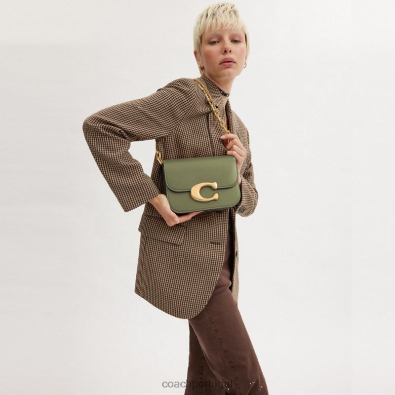 Coach mulheres bolsa ídolo b4/musgo 6B20P40