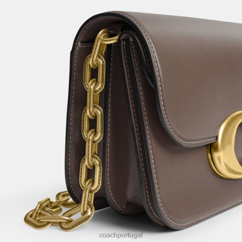 Coach mulheres bolsa ídolo b4/pedra escura 6B20P49