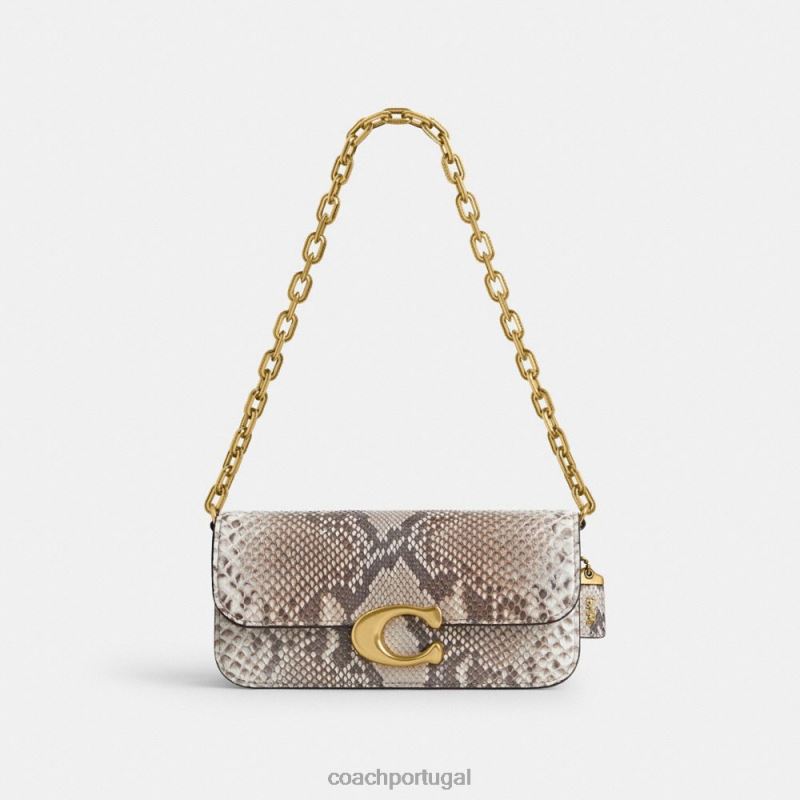 Coach mulheres bolsa idol 23 em python b4/giz 6B20P44
