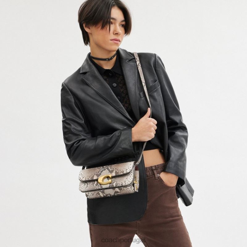 Coach mulheres bolsa idol 23 em python b4/giz 6B20P44