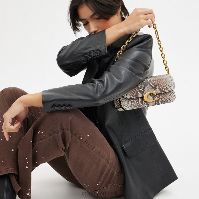 Coach mulheres bolsa idol 23 em python b4/giz 6B20P44