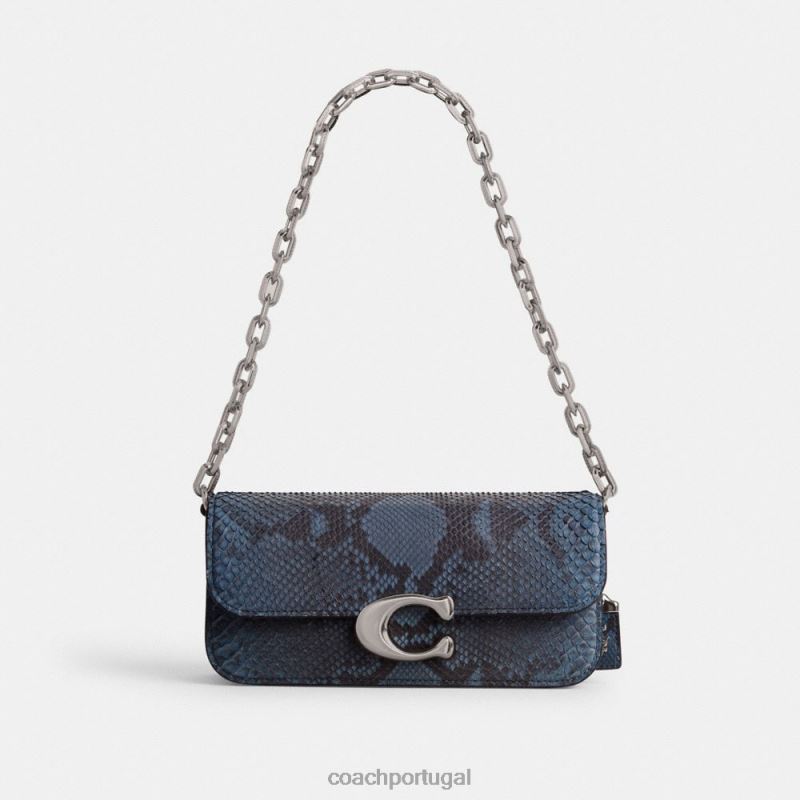 Coach mulheres bolsa idol 23 em python lh/jeans 6B20P45