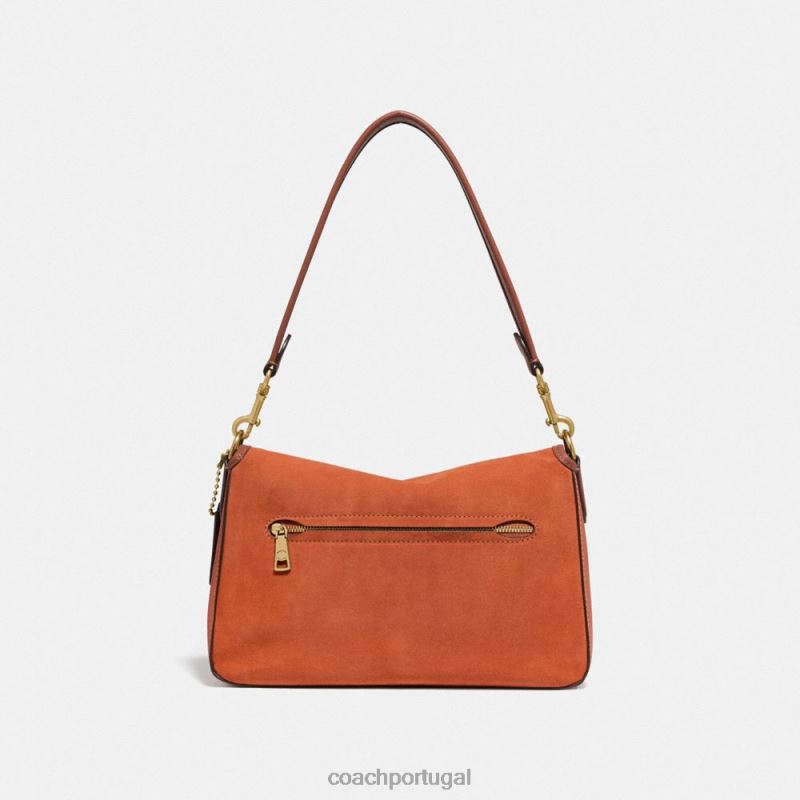 Coach mulheres bolsa de ombro malhada macia b4/canyon multi 6B20P119