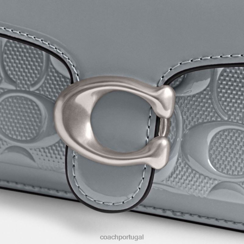 Coach mulheres bolsa de ombro tabby 20 em couro exclusivo lh/cinza azul 6B20P105