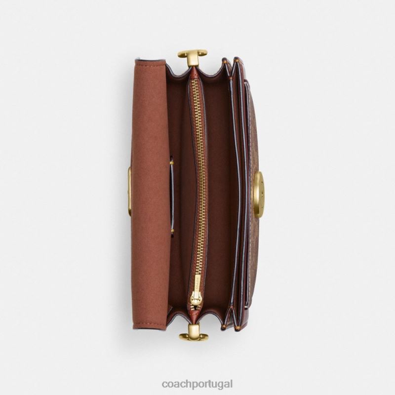 Coach mulheres bolsa de ombro tabby 20 em lona exclusiva b4/ferrugem bronzeada 6B20P137