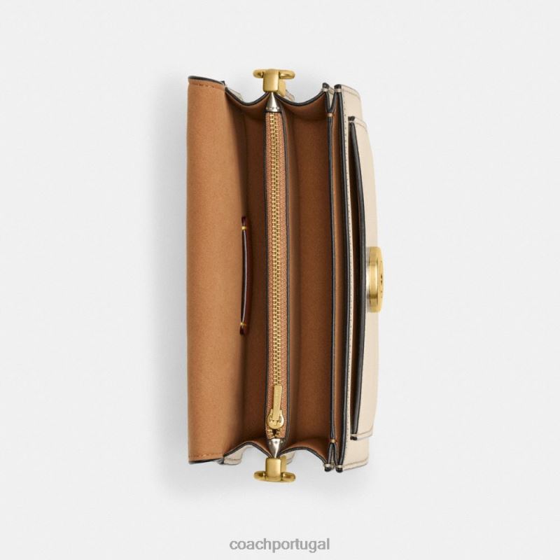 Coach mulheres bolsa de ombro tabby 20 em prata metálica b4/ouro 6B20P108