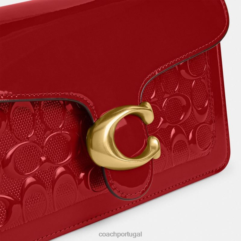 Coach mulheres bolsa de ombro tabby 26 em couro exclusivo b4/vermelho 6B20P144
