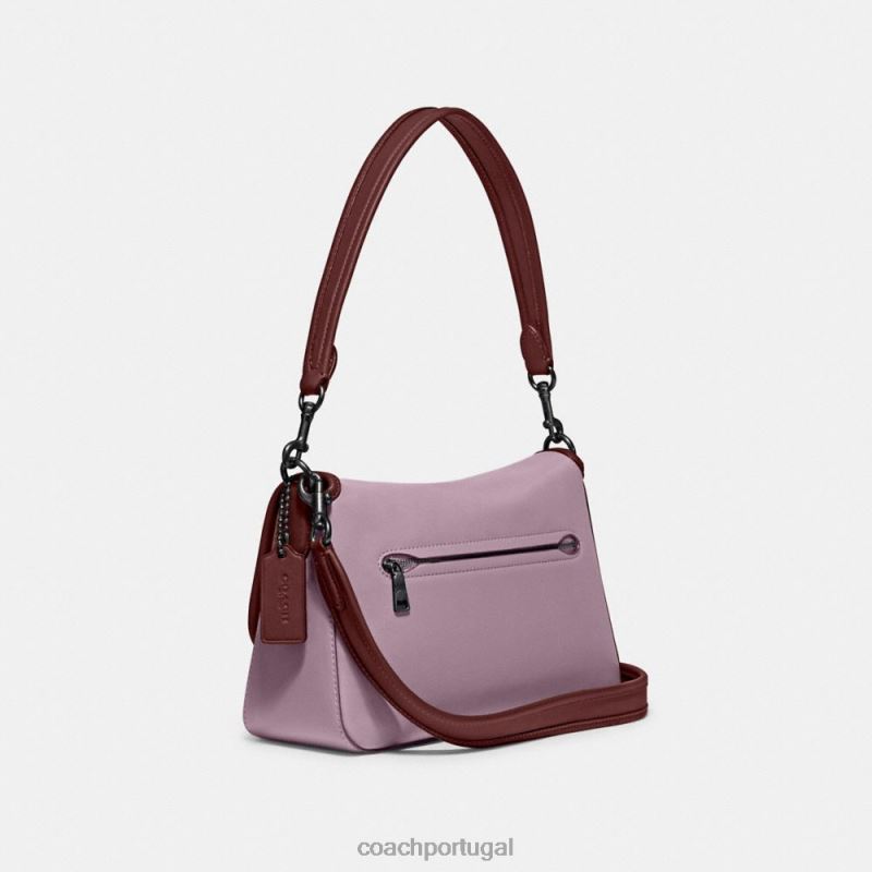 Coach mulheres bolsa de ombro tabby macia em colorblock v5/gelo roxo multi 6B20P132