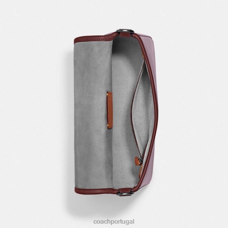 Coach mulheres bolsa de ombro tabby macia em colorblock v5/gelo roxo multi 6B20P132