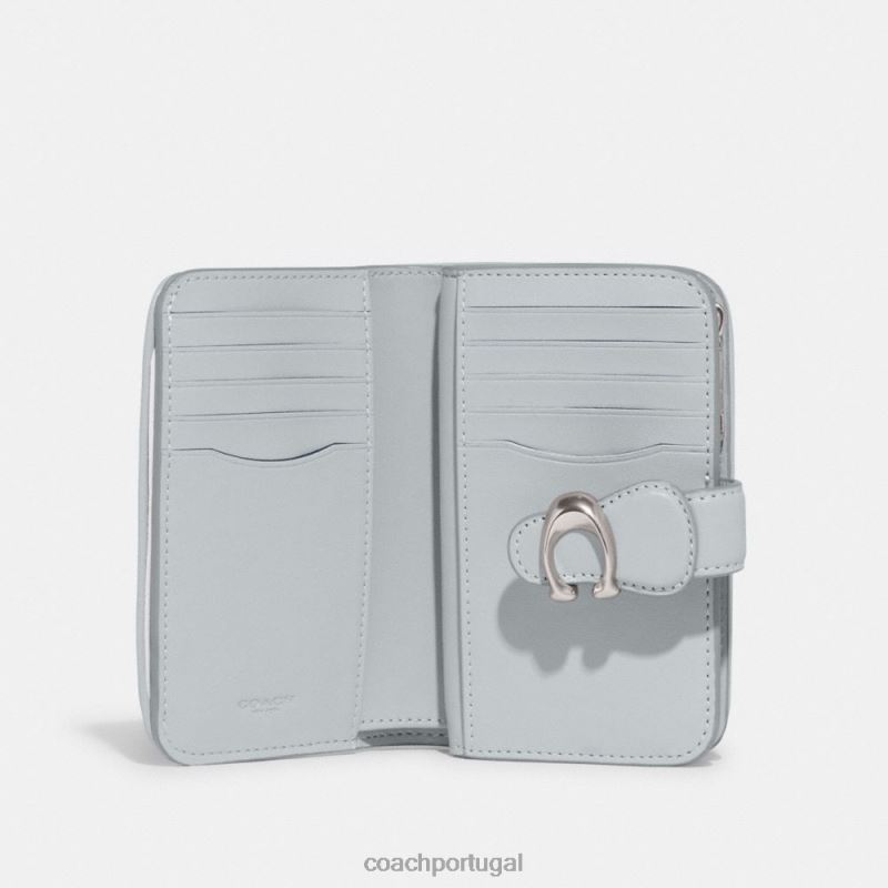 Coach mulheres carteira média tabby em jeans exclusivo lh/azul claro 6B20P156