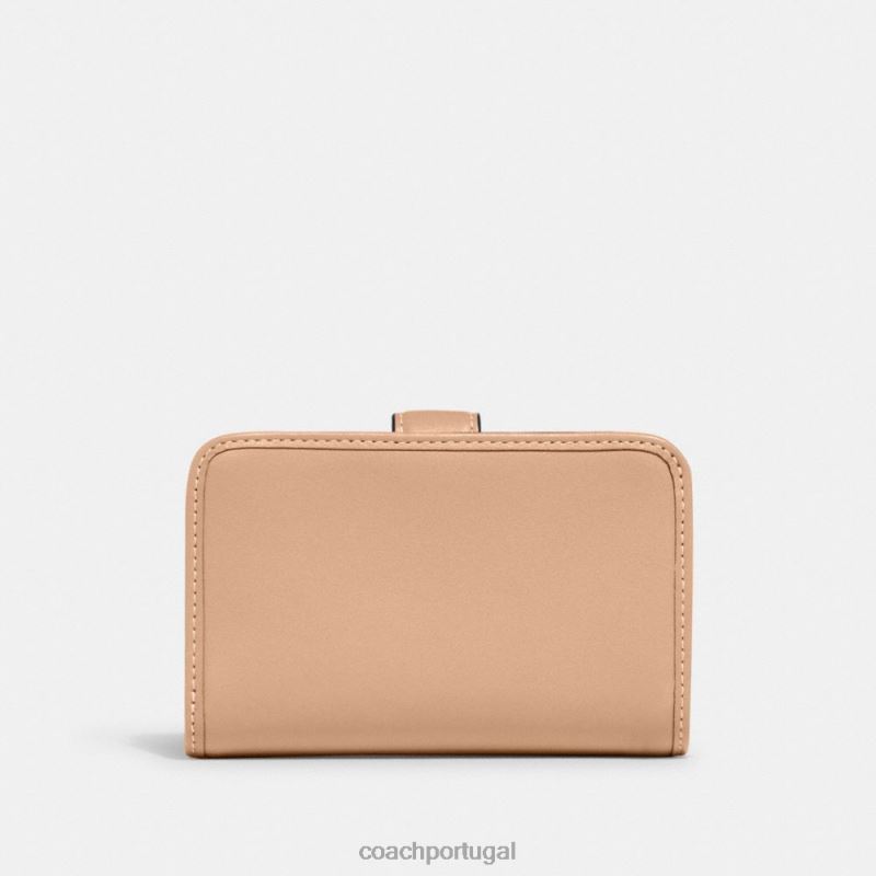 Coach mulheres carteira média tabby lh/buff 6B20P109