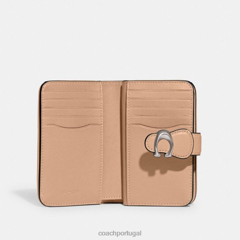 Coach mulheres carteira média tabby lh/buff 6B20P109