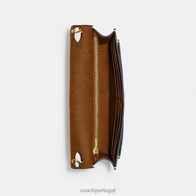 Coach mulheres embreagem de corrente tabby b4/giz 6B20P169