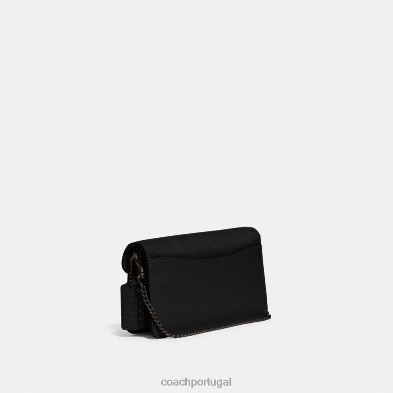 Coach mulheres embreagem de corrente tabby v5/preto 6B20P167