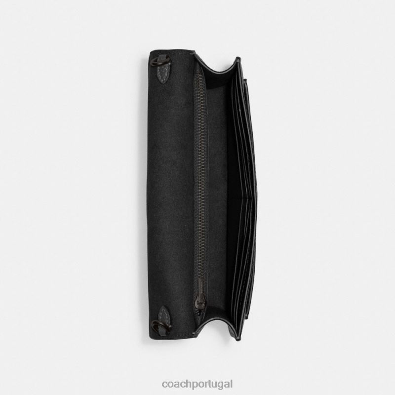 Coach mulheres embreagem de corrente tabby v5/preto 6B20P167