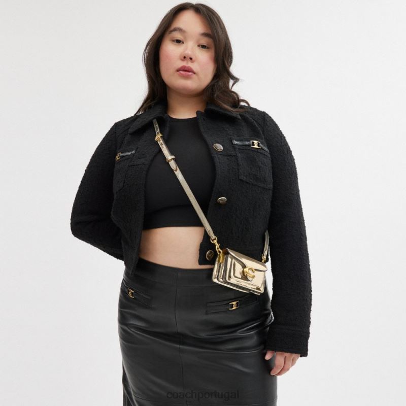 Coach mulheres malhado 12 b4/ouro 6B20P112