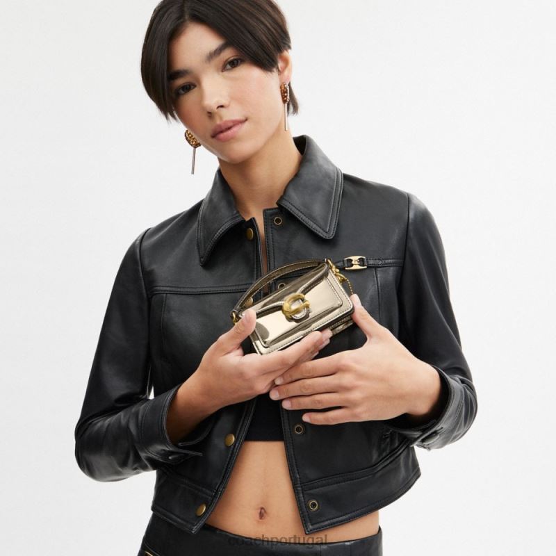 Coach mulheres malhado 12 b4/ouro 6B20P112