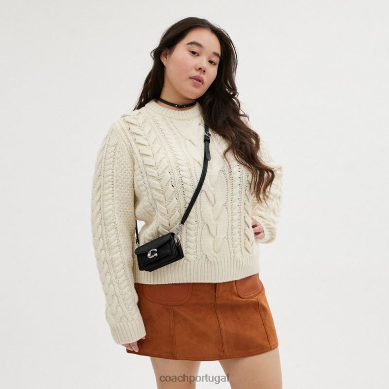 Coach mulheres malhado 12 lh/preto 6B20P114