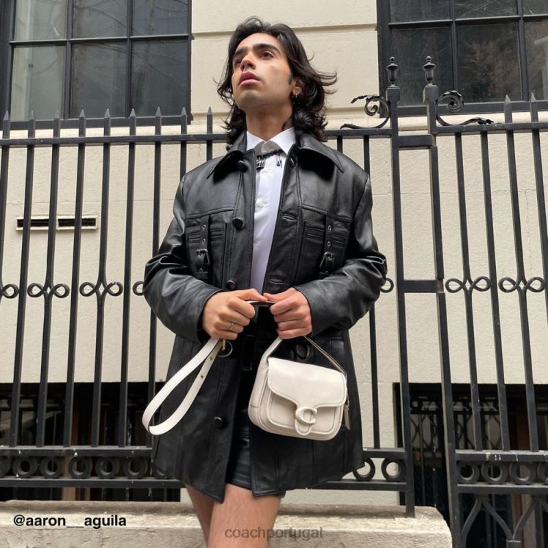 Coach mulheres mensageiro malhado 19 b4/preto 6B20P127