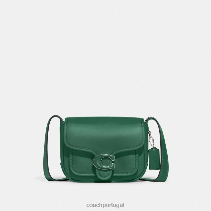 Coach mulheres mensageiro malhado 19 lh/verde brilhante 6B20P124