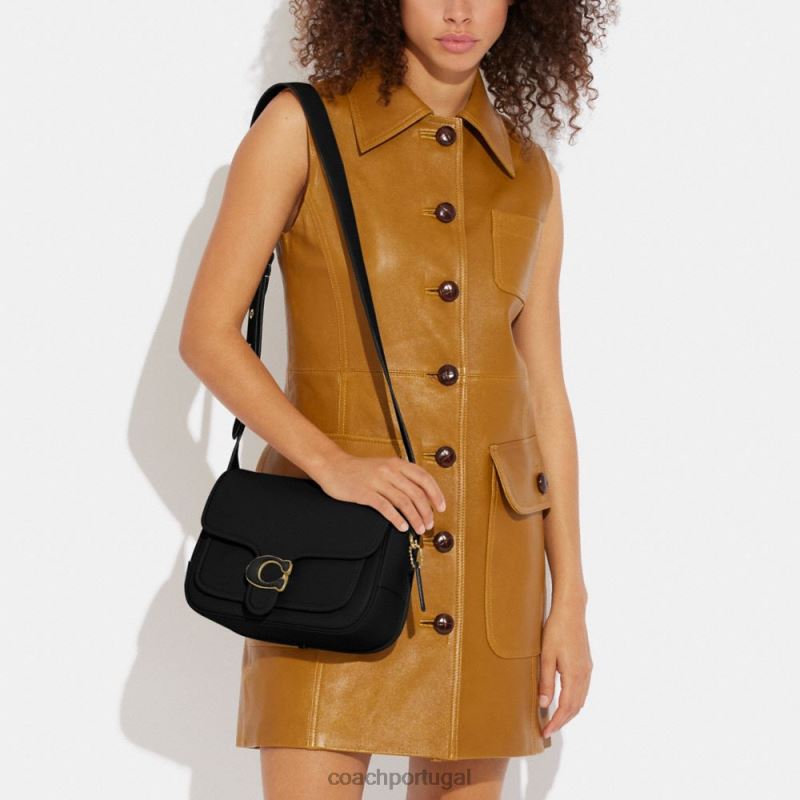 Coach mulheres mensageiro malhado b4/preto 6B20P123