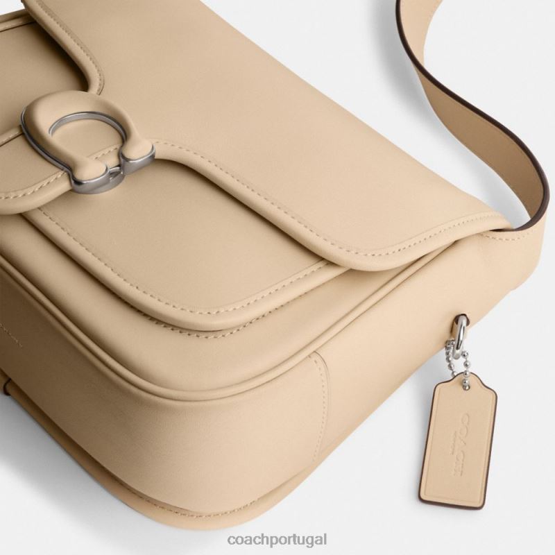 Coach mulheres mensageiro malhado lh/marfim 6B20P158