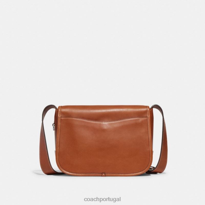 Coach mulheres mensageiro malhado lh/âmbar polido 6B20P133