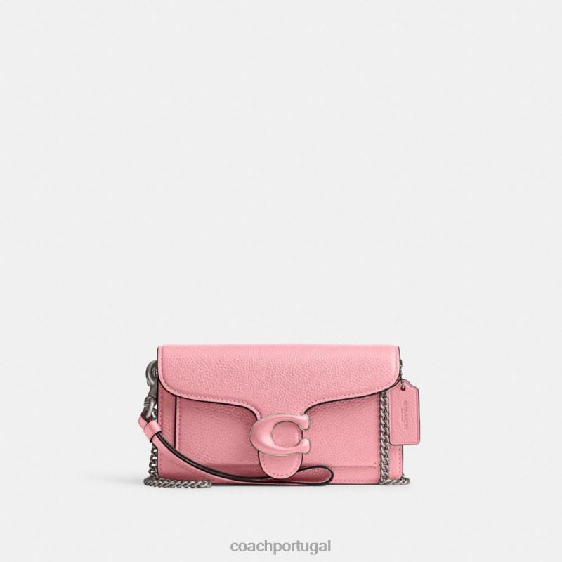 Coach mulheres pulseira crossbody tabby lh/flor rosa 6B20P163