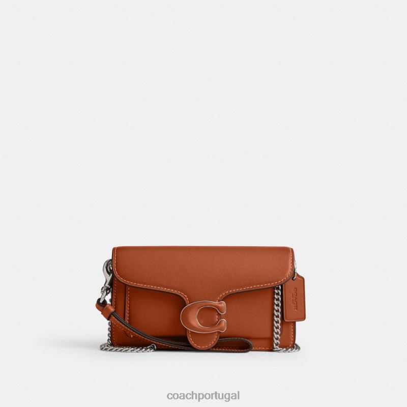 Coach mulheres pulseira crossbody tabby lh/âmbar polido 6B20P110