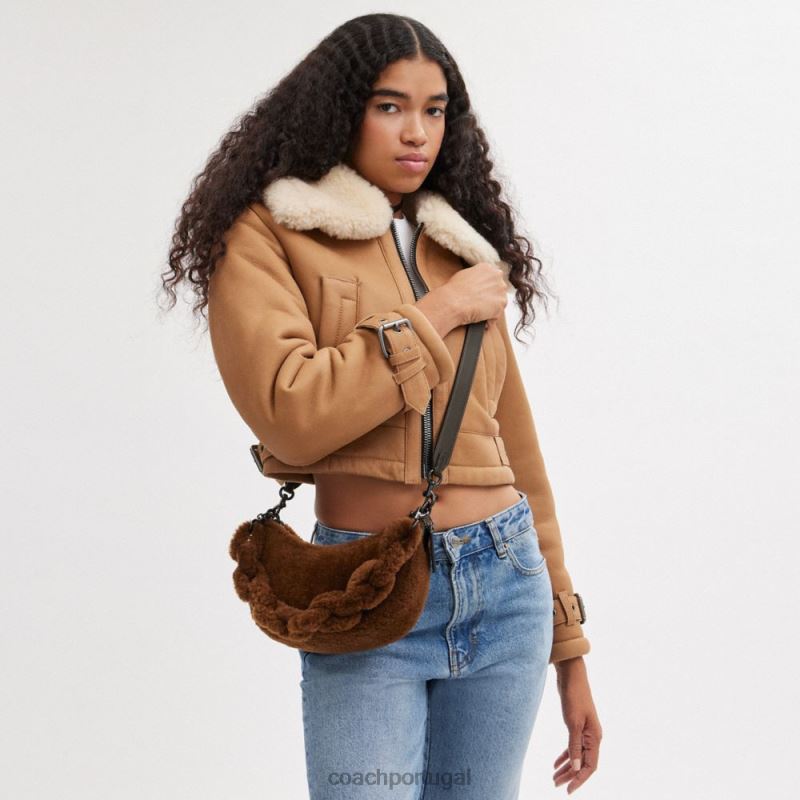 Coach mulheres bolsa tiracolo Mira v5/alfarroba 6B20P58