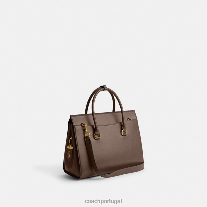Coach mulheres broome carryall 36 b4/pedra escura 6B20P178