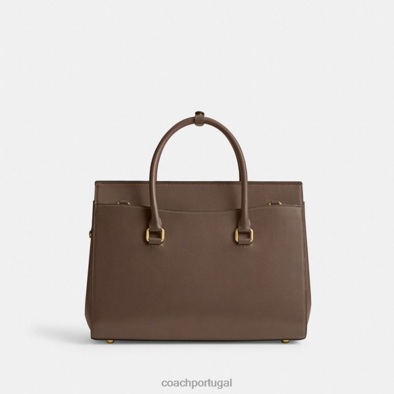Coach mulheres broome carryall 36 b4/pedra escura 6B20P178