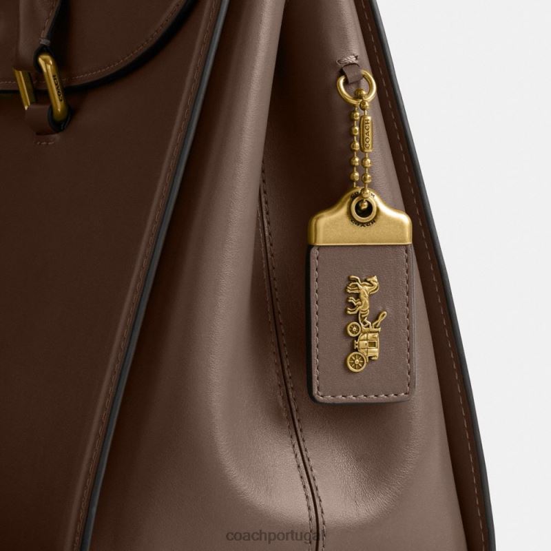 Coach mulheres broome carryall 36 b4/pedra escura 6B20P178