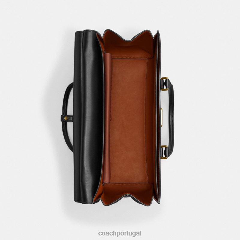 Coach mulheres broome carryall 36 b4/preto 6B20P177