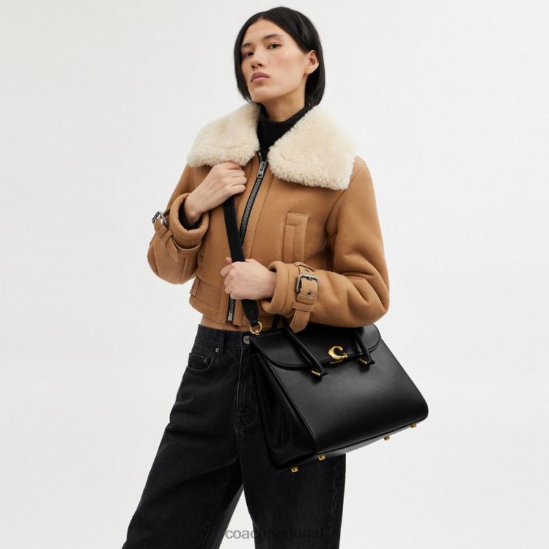 Coach mulheres broome carryall 36 b4/preto 6B20P177