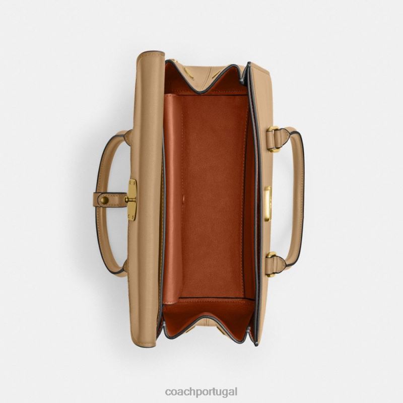 Coach mulheres broome carryall b4/bronzeado 6B20P176