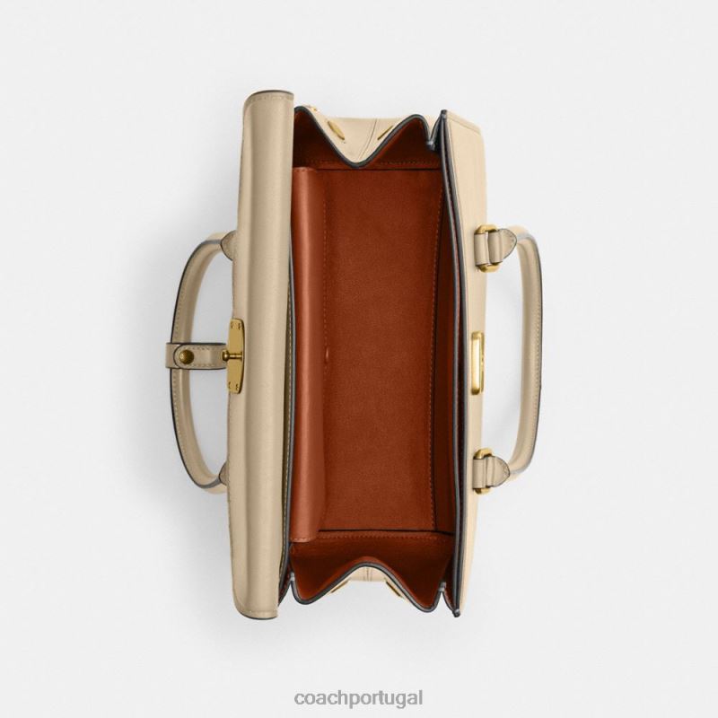 Coach mulheres broome carryall b4/marfim 6B20P175