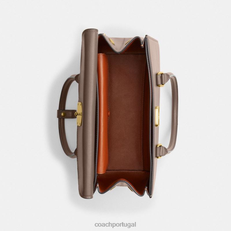 Coach mulheres broome carryall b4/pedra escura 6B20P174