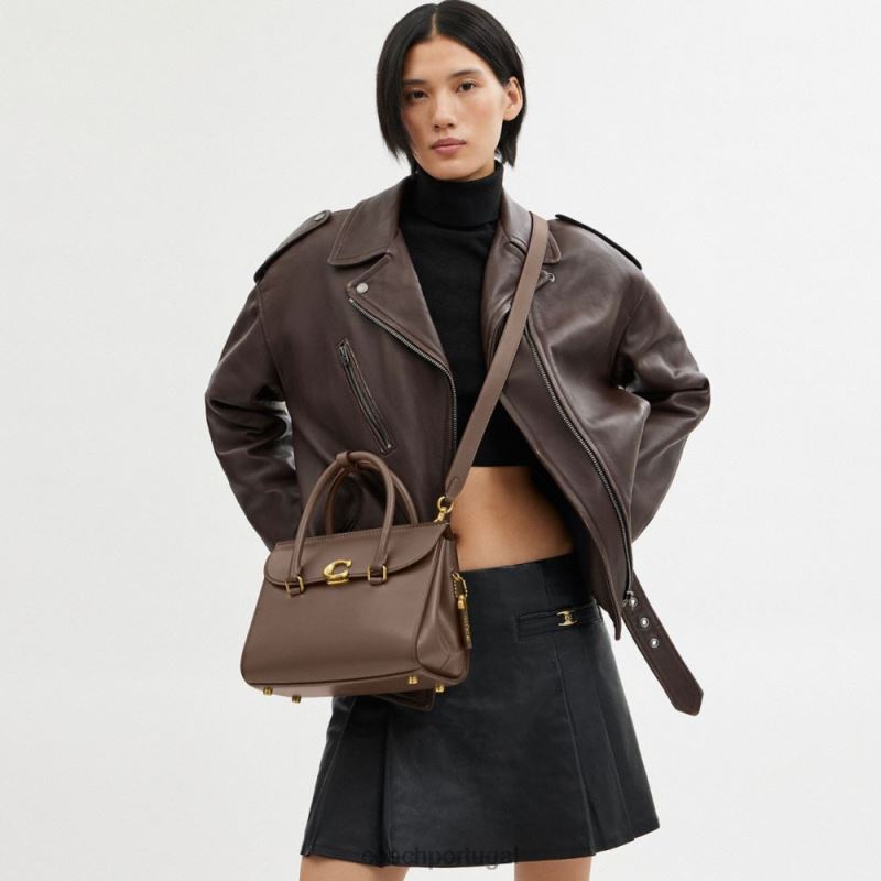 Coach mulheres broome carryall b4/pedra escura 6B20P174