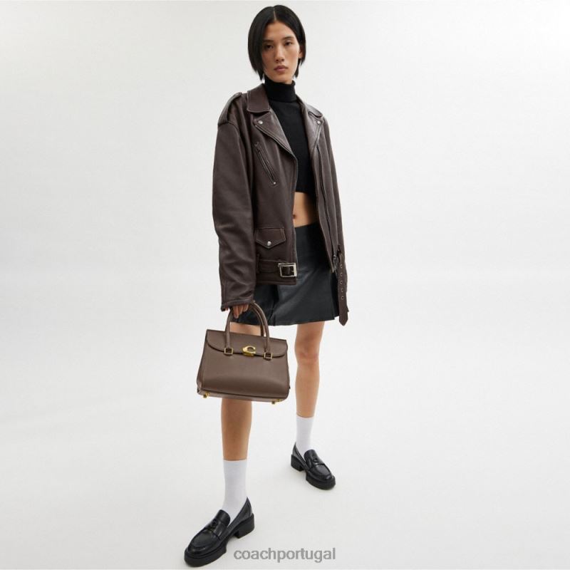 Coach mulheres broome carryall b4/pedra escura 6B20P174