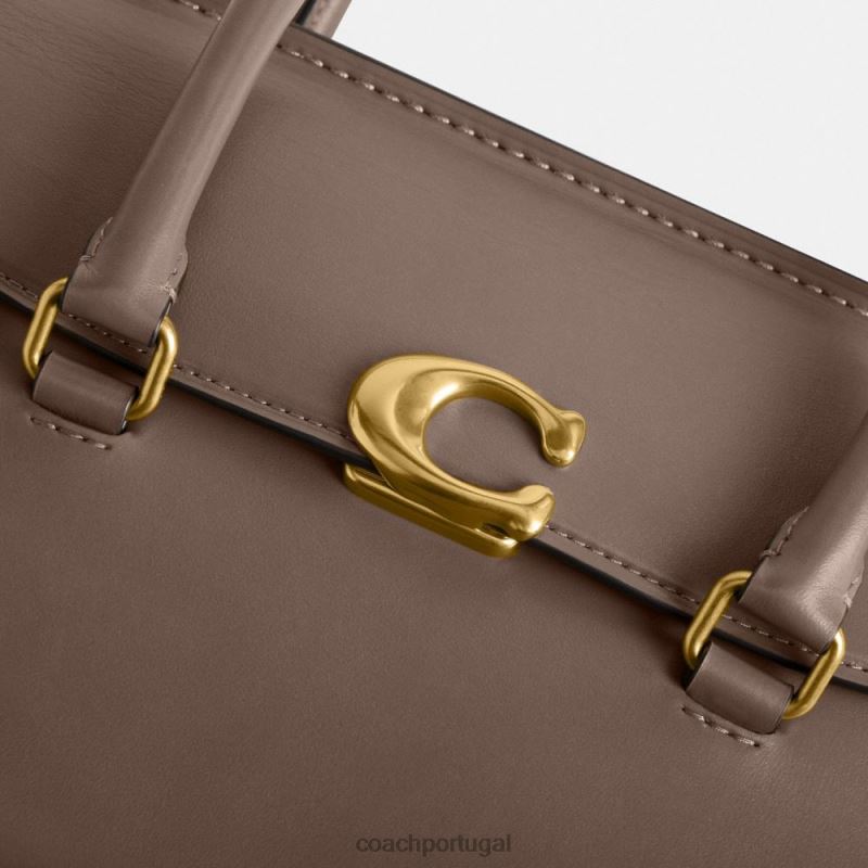 Coach mulheres broome carryall b4/pedra escura 6B20P174