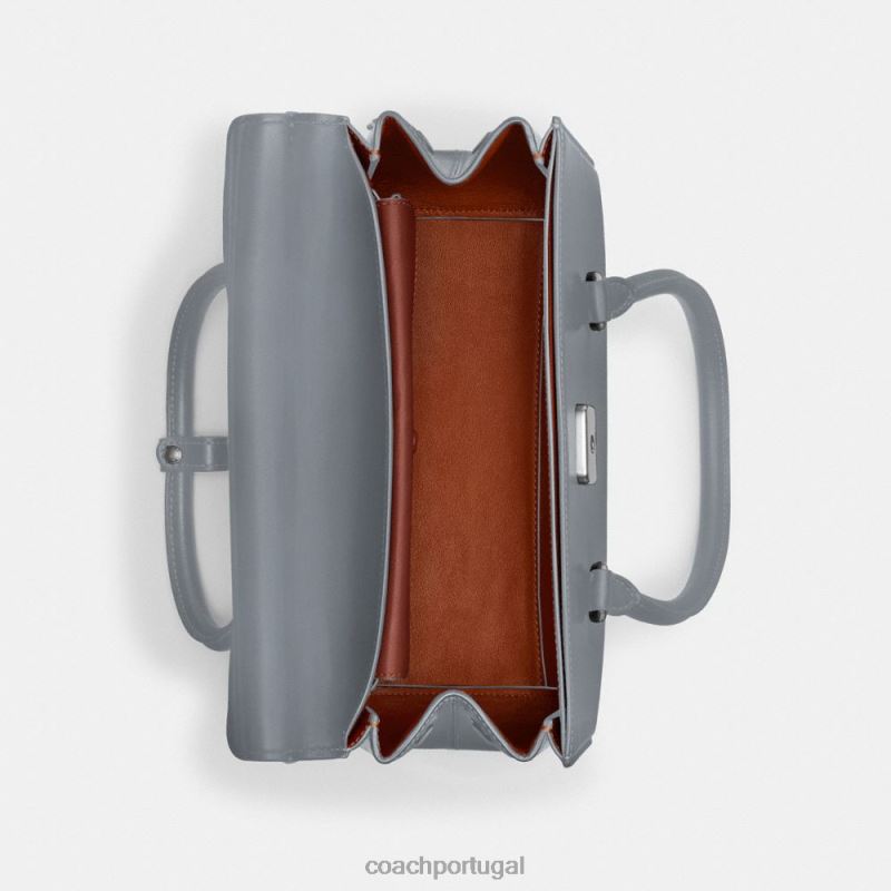 Coach mulheres broome carryall lh/cinza azul 6B20P179