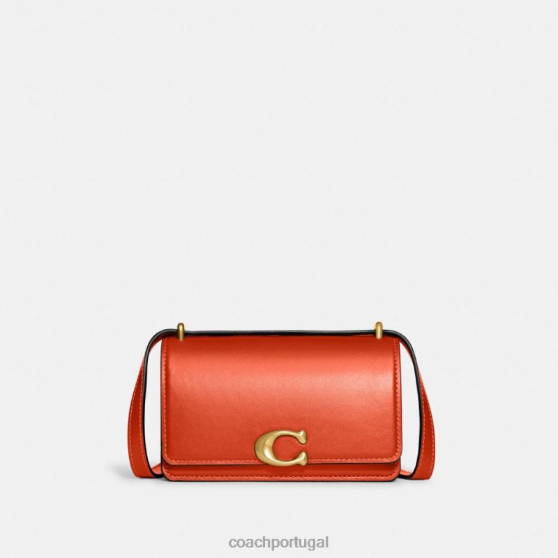 Coach mulheres crossbody bandido b4/laranja sol 6B20P195