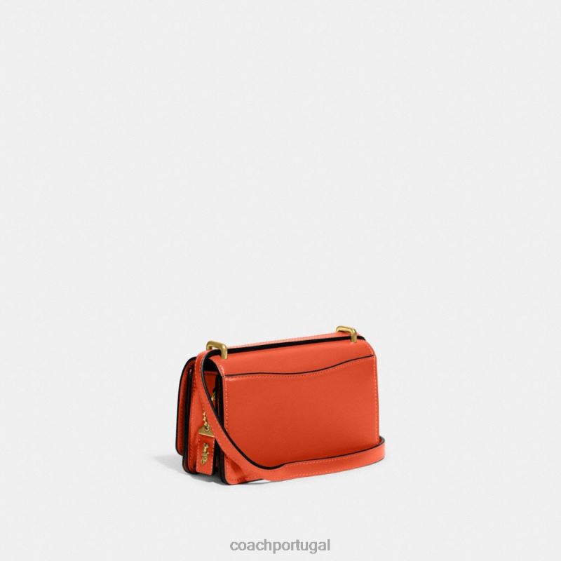Coach mulheres crossbody bandido b4/laranja sol 6B20P195