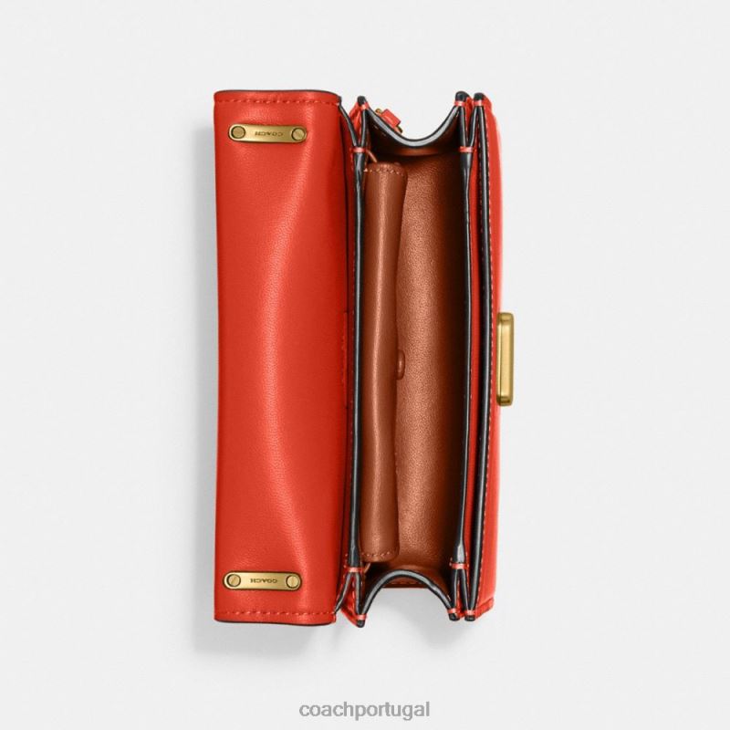 Coach mulheres crossbody bandido b4/laranja sol 6B20P195