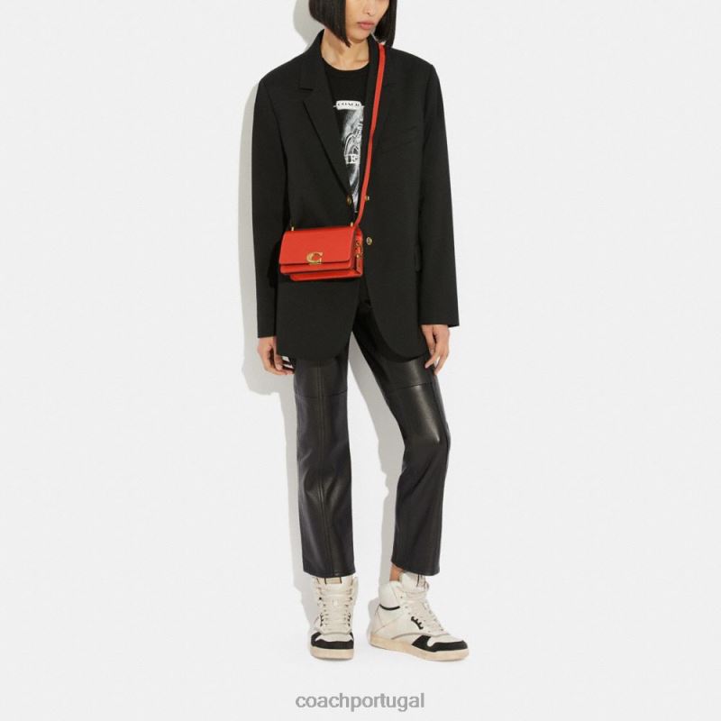 Coach mulheres crossbody bandido b4/laranja sol 6B20P195