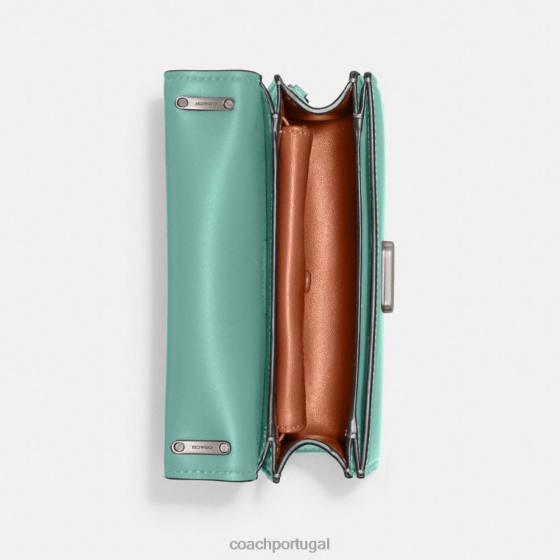 Coach mulheres crossbody bandido lh/azul desbotado 6B20P197