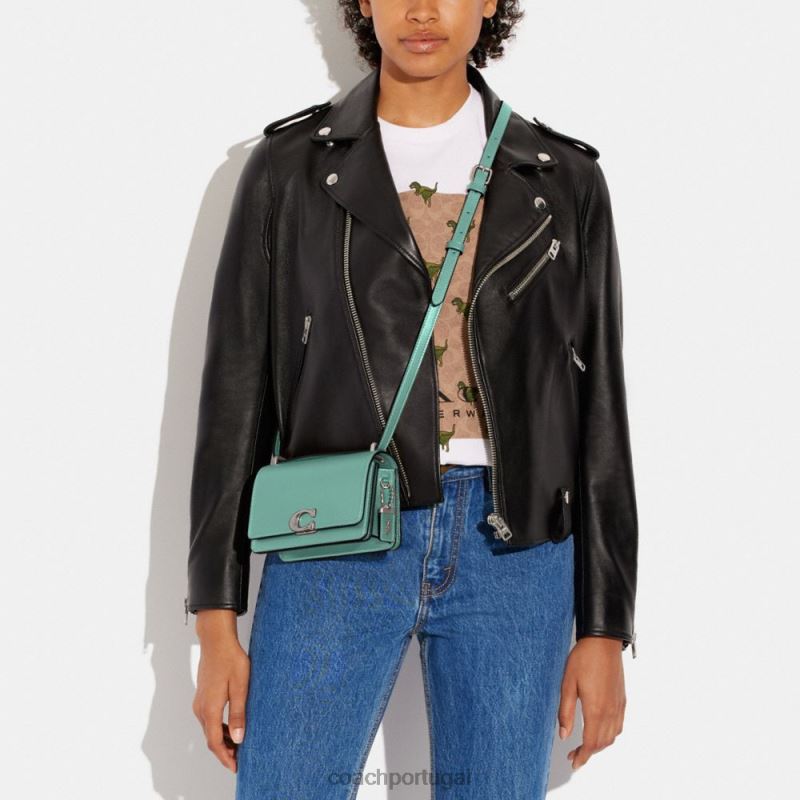 Coach mulheres crossbody bandido lh/azul desbotado 6B20P197