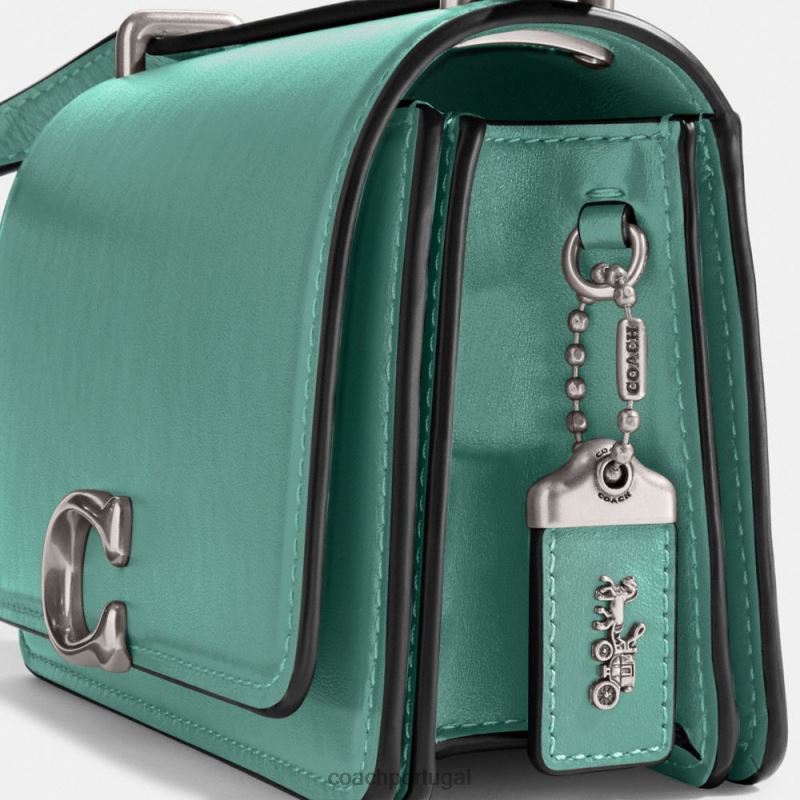 Coach mulheres crossbody bandido lh/azul desbotado 6B20P197